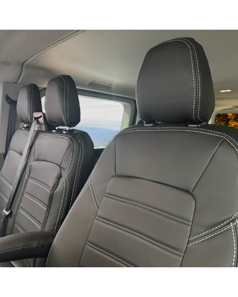 Ford Custom 5+1 Özel Oto Koltuk Kılıfı - 1.Kalite Deri - Görsel 9