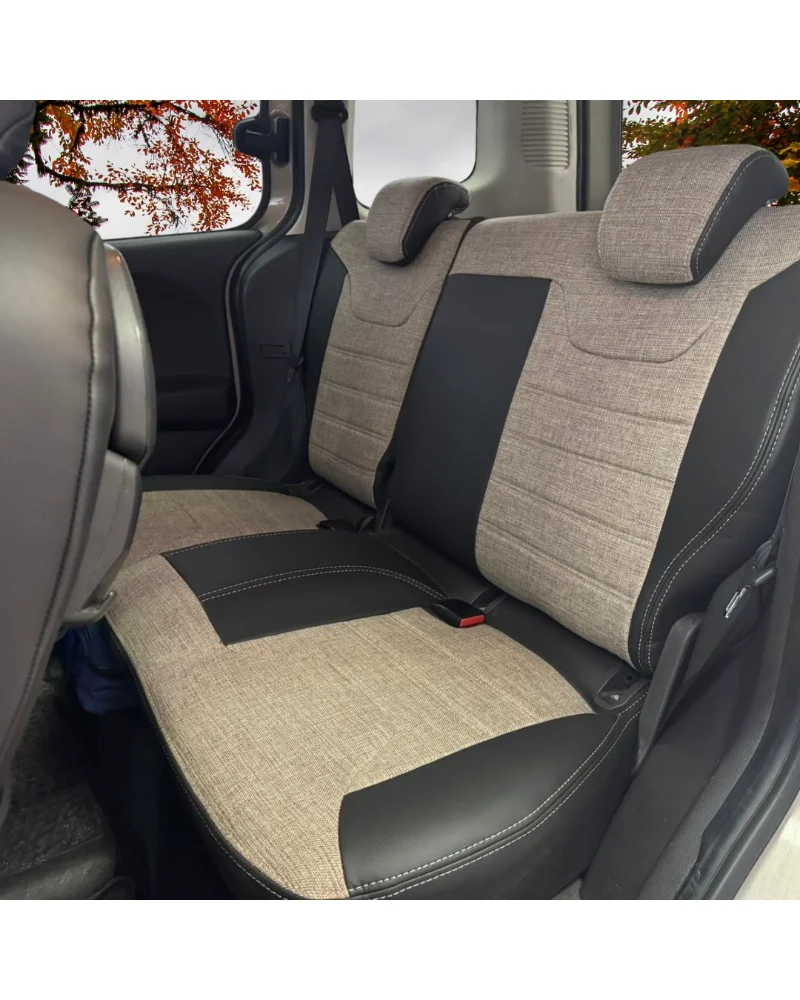 Ford Courier Özel Oto Koltuk Kılıfı - 1.Kalite Deri Keten - Görsel 3