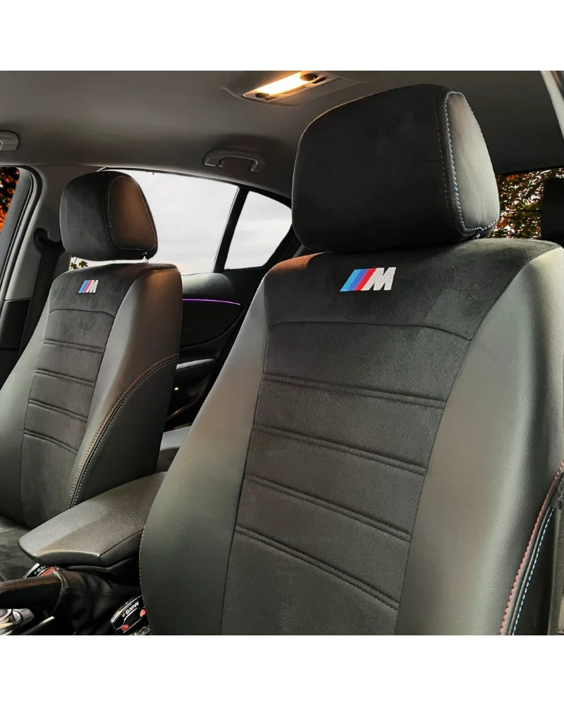 Bmw 116 Araca Özel Oto Koltuk Kılıfı - 1.Kalite Deri Tay Tüyü - Görsel 1