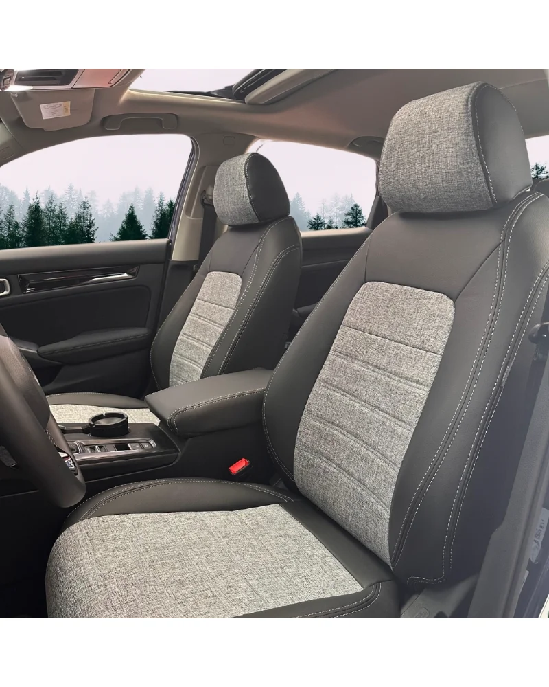 Honda Civic Özel Oto Koltuk Kılıfı - 1.Kalite Deri Keten - Görsel 1