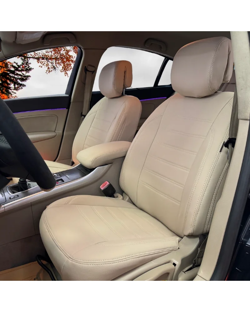 Renault Latitude Araca Özel Oto Koltuk Kılıfı - 1.Kalite Deri - Görsel 1