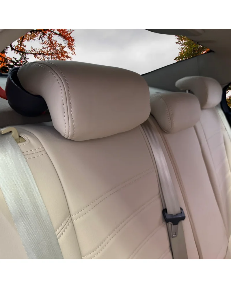 Renault Latitude Araca Özel Oto Koltuk Kılıfı - 1.Kalite Deri - Görsel 7
