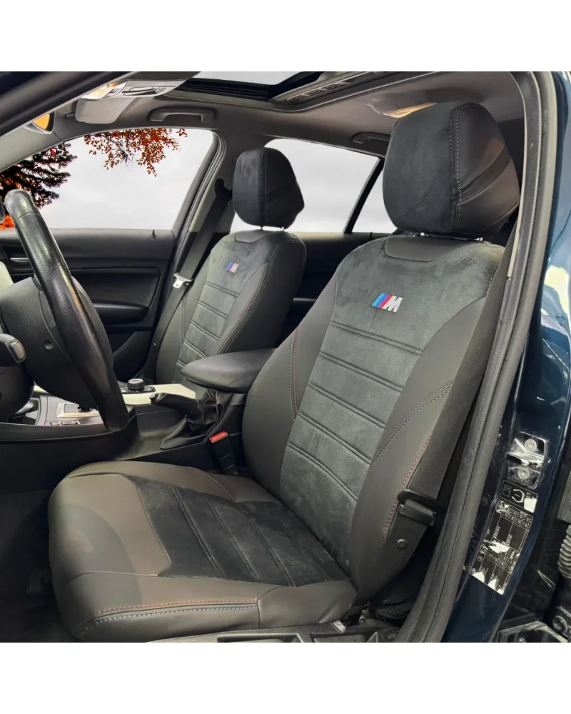 Bmw 116 Araca Özel Oto Koltuk Kılıfı - 1.Kalite Deri Tay Tüyü - Görsel 1