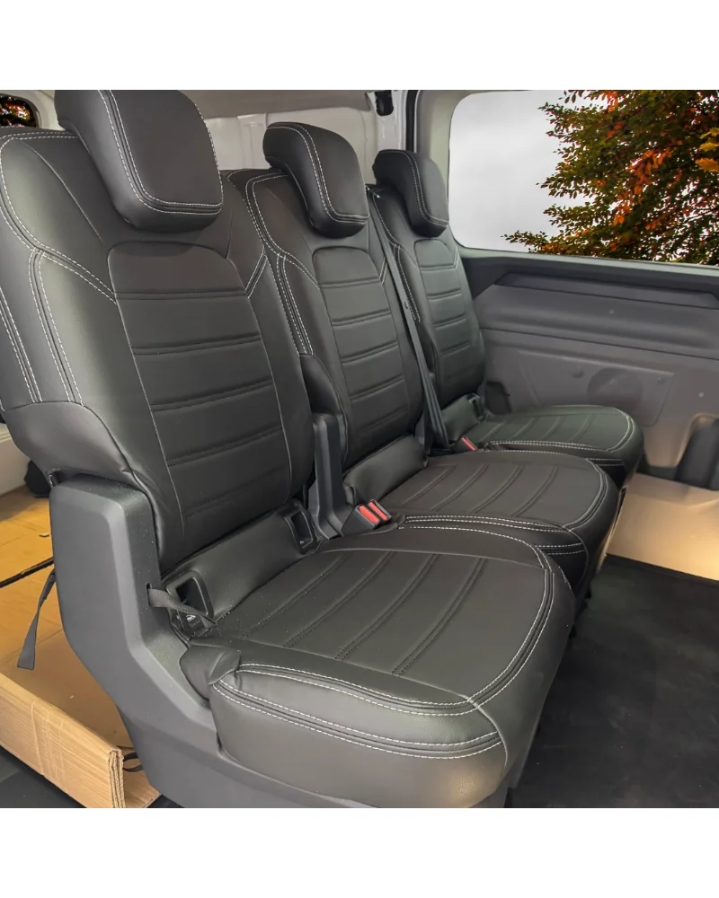 Ford Custom 5+1 Özel Oto Koltuk Kılıfı - 1.Kalite Deri - Görsel 4