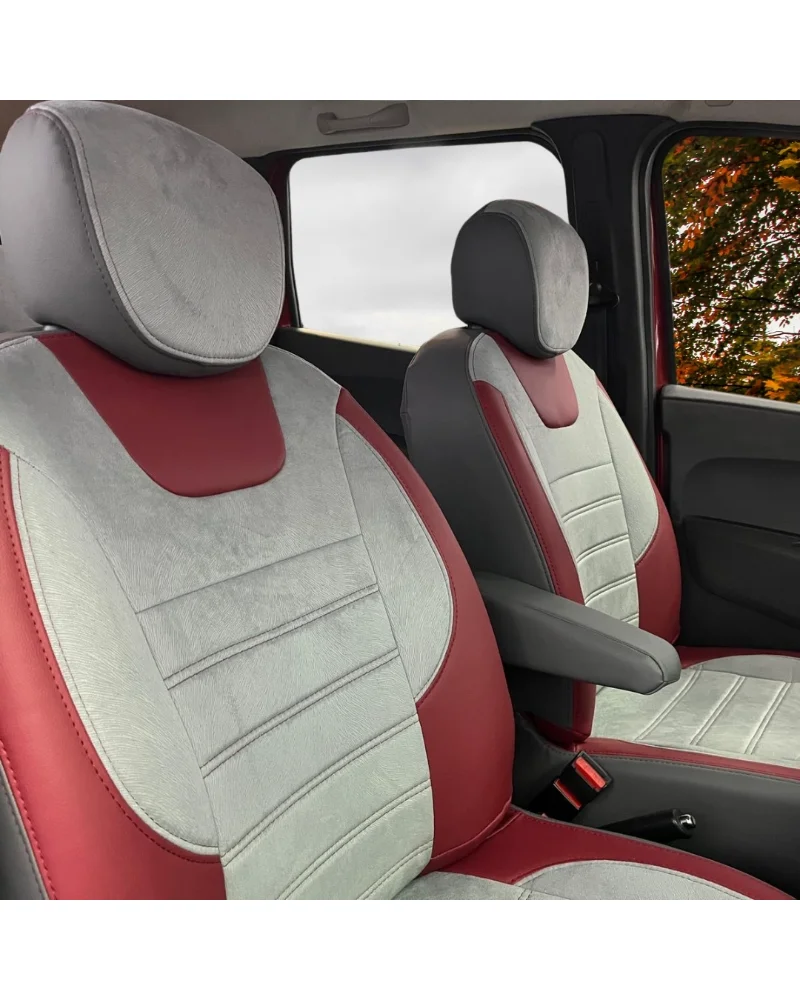 Dacia Lodgy Özel Oto Koltuk Kılıfı - 1.Kalite Deri Tay Tüyü - Görsel 7