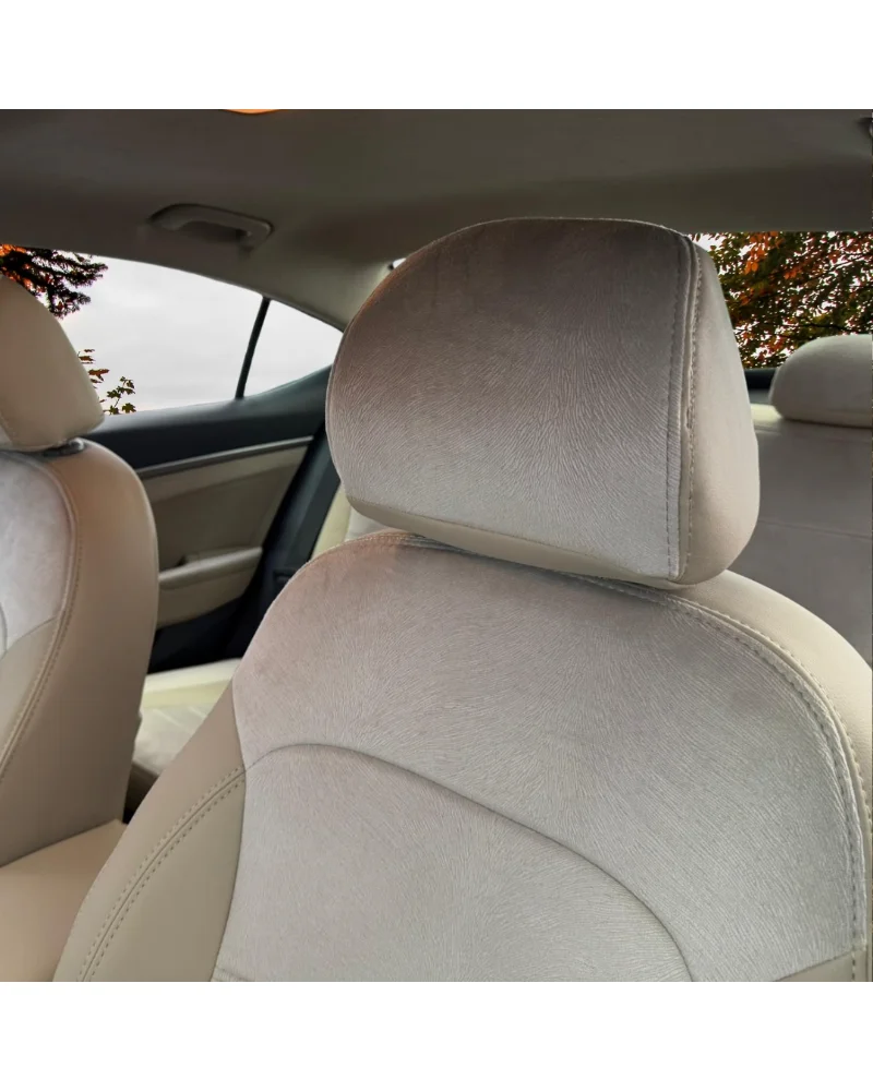 Hyundai Elantra Özel Oto Koltuk Kılıfı - 1.Kalite Deri Tay Tüyü - Görsel 2