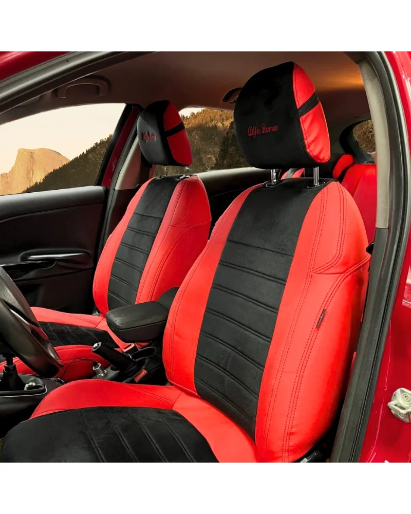 Alfa Romeo Giulietta Araca Özel Oto Koltuk Kılıfı - 1.Kalite Deri Tay Tüyü - Görsel 1