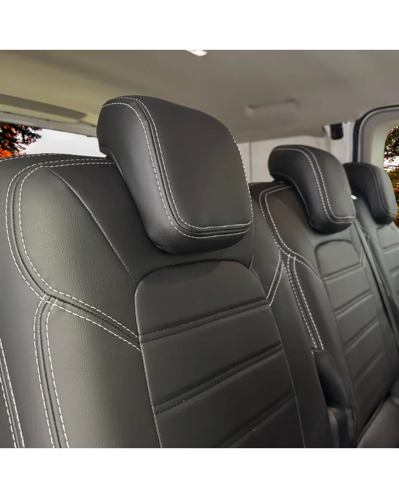 Ford Custom 5+1 Özel Oto Koltuk Kılıfı - 1.Kalite Deri - Görsel 5
