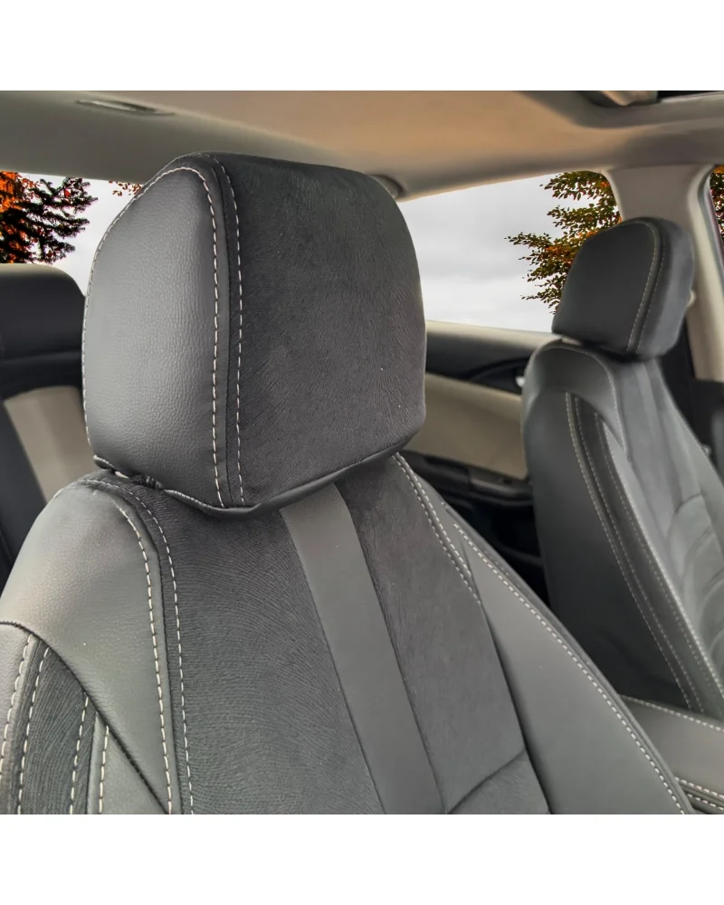 Honda Civic Özel Oto Koltuk Kılıfı - 1.Kalite Deri Tay Tüyü - Görsel 9