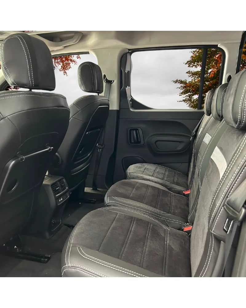 Citroen Berlingo Özel Oto Koltuk Kılıfı - 1.Kalite Deri Tay Tüyü - Görsel 9