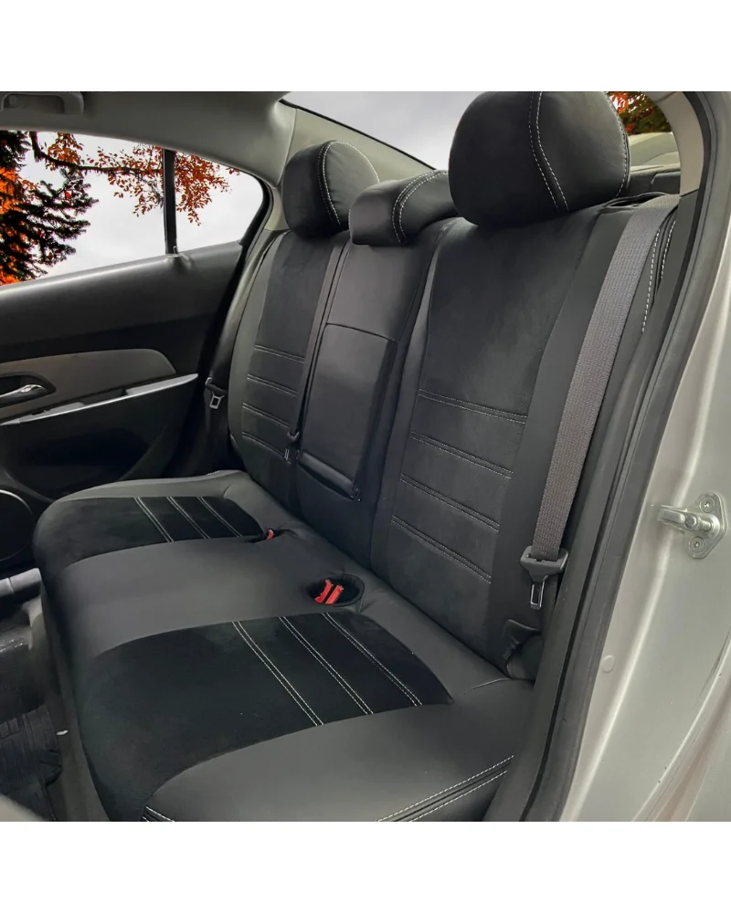 Chevrolet Cruze Özel Oto Koltuk Kılıfı - 1.Kalite Deri Tay Tüyü - Görsel 3