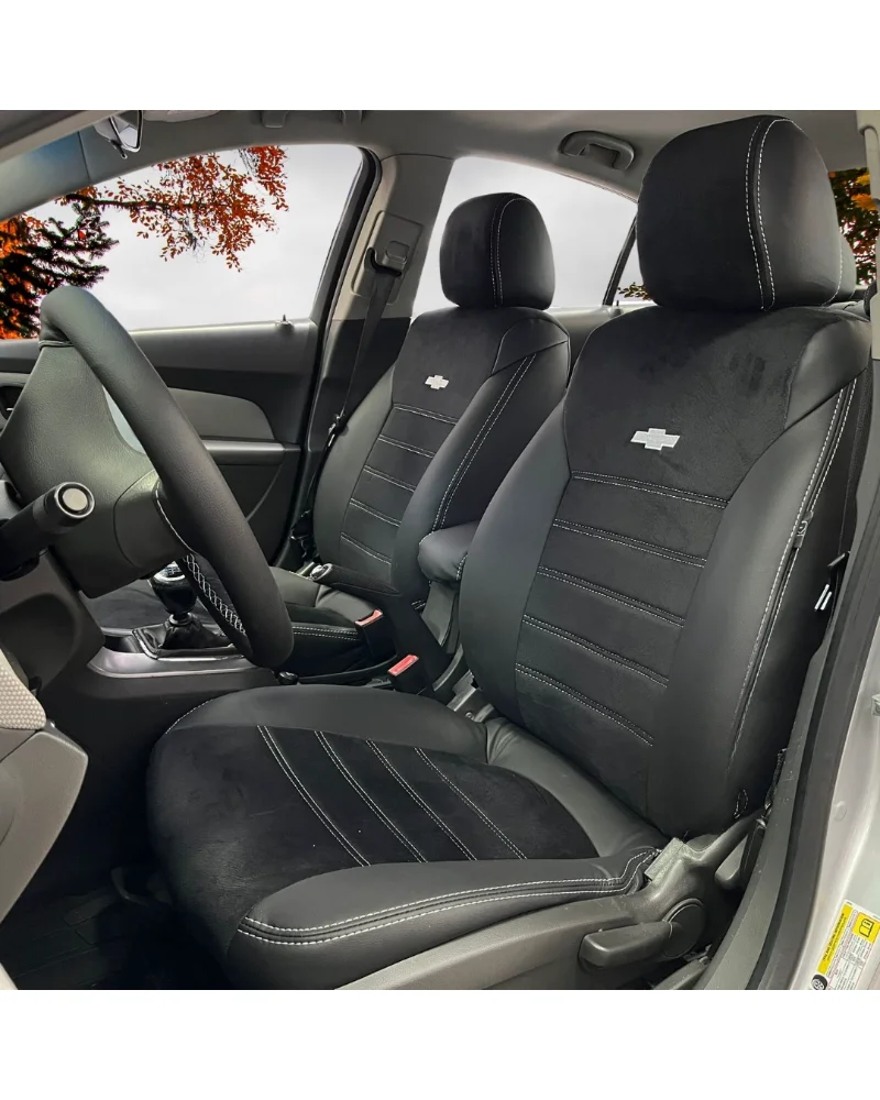 Chevrolet Cruze Özel Oto Koltuk Kılıfı - 1.Kalite Deri Tay Tüyü - Görsel 1