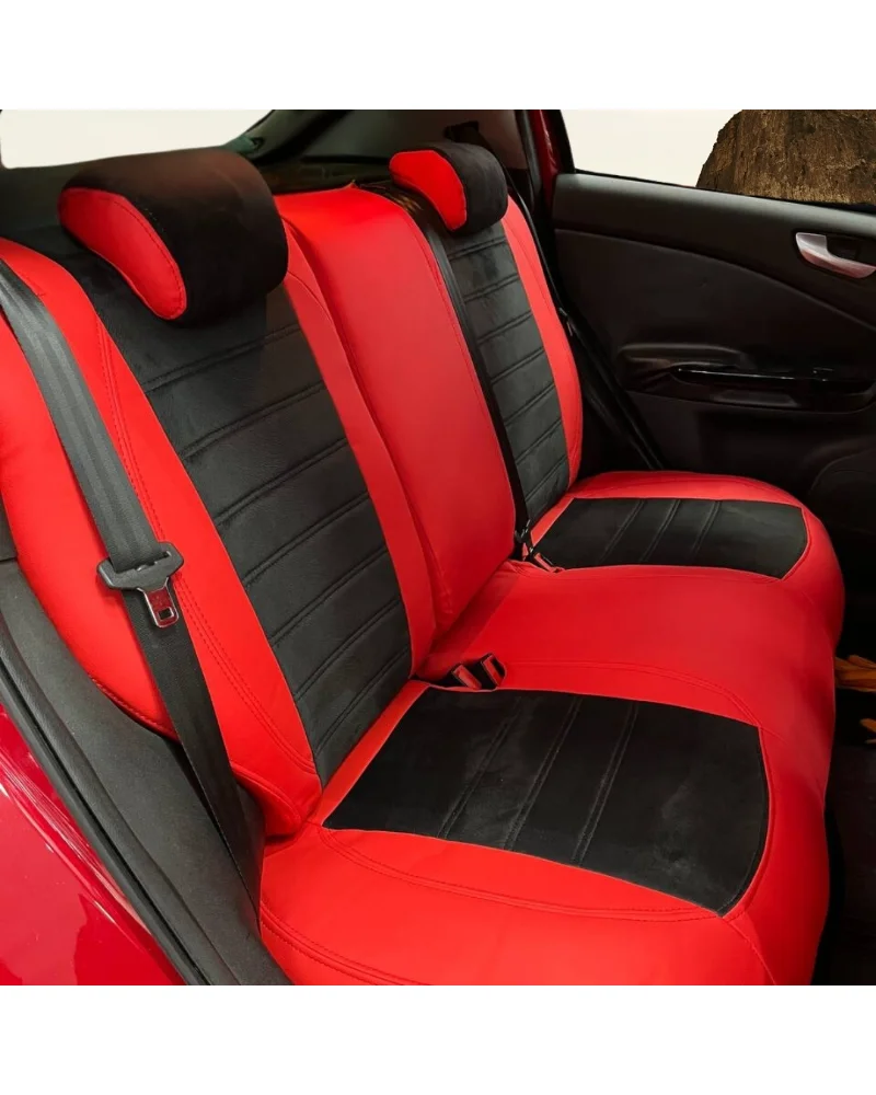 Alfa Romeo Giulietta Araca Özel Oto Koltuk Kılıfı - 1.Kalite Deri Tay Tüyü - Görsel 5