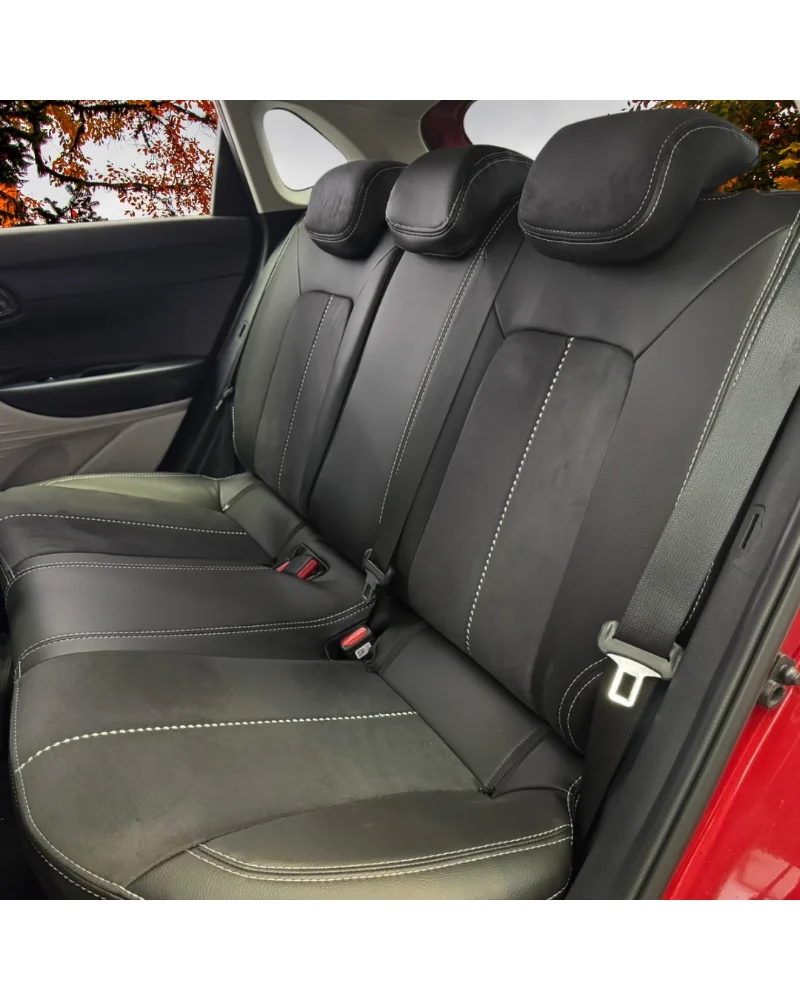 Hyundai İ-20 Özel Oto Koltuk Kılıfı - 1.Kalite Deri Tay Tüyü - Görsel 3