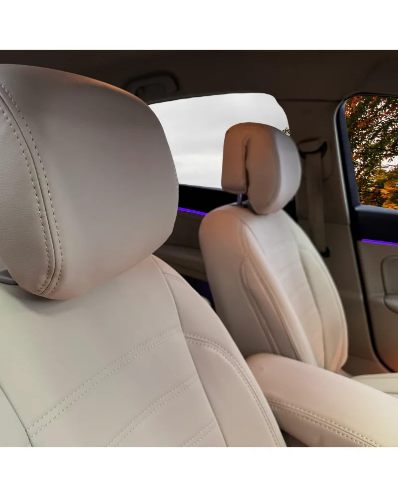 Renault Latitude Araca Özel Oto Koltuk Kılıfı - 1.Kalite Deri - Görsel 8